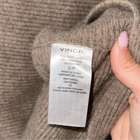 Vince Brown Turtleneck Sweater - Picture 5 of 5